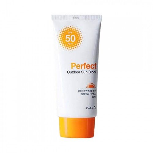 Водостойкий солнцезащитный крем SPF 50 PA++ Calmia Perfect Outdoor Sun Block SPF 50 PA++